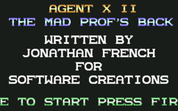 Agent X II: The Mad Prof's Back