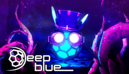 Deep Blue 3D Maze in Space