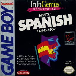 InfoGenius Productivity Pak: Berlitz Spanish Translator