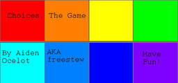 Endless Choice's: The Game
