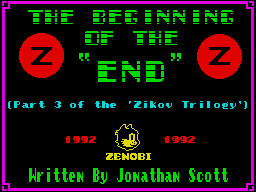 End of the Beginning