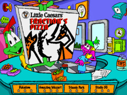 Little Caesars Fractions Pizza