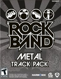 Rock Band Metal Track Pack