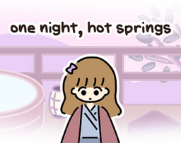 one night, hot springs