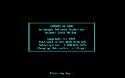Caverns of Kroz